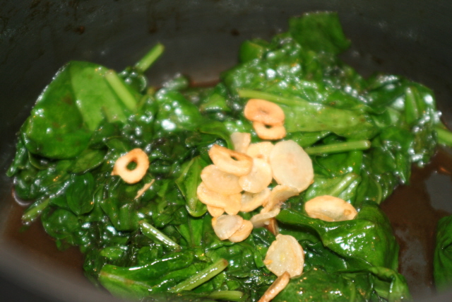 garlic sauteed spinach