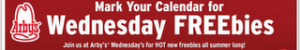 arby freebie wednesday