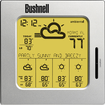bushnell weather radio